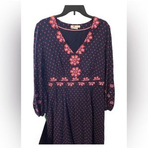 Boden Flossie Embroidered Midi Dress